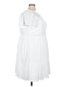 Torrid 100% Polyester White Casual Dress Size 3X Plus (3) - photo 4