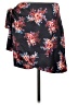 Dee Elly Floral Black Casual Skirt Size S - photo 2