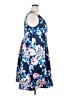 Alex Evenings 100% Polyester Floral Blue Cocktail Dress Size 18 - photo 4
