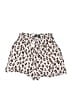 Express 100% Rayon Animal Print Ivory Shorts Size XS - photo 1