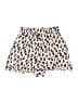 Express 100% Rayon Animal Print Ivory Shorts Size XS - photo 2