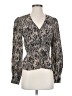 Veronica Beard 100% Silk Gray Long Sleeve Silk Top Size 2 - photo 1