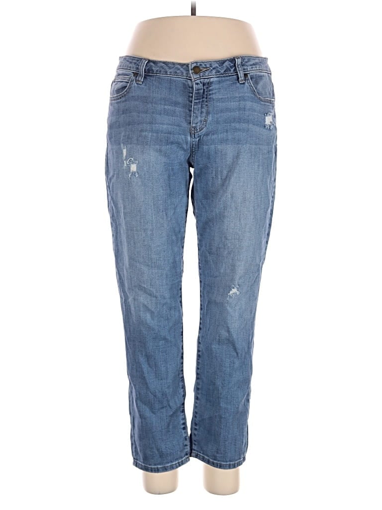 Pre-owned Jennifer Lopez Jeans In Blue