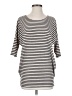 Agnes & Dora Gray 3/4 Sleeve Top Size S - photo 1