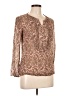 Massimo Dutti Brown Long Sleeve Blouse Size EU 42 / US 12 - photo 1