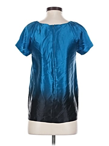 Kensie Short Sleeve Silk Top (view 2)