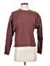 NATION LTD 100% Cotton Burgundy Pullover Sweater Size S - photo 1