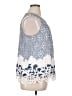 Cato 100% Polyester Blue Sleeveless Blouse Size XL - photo 4