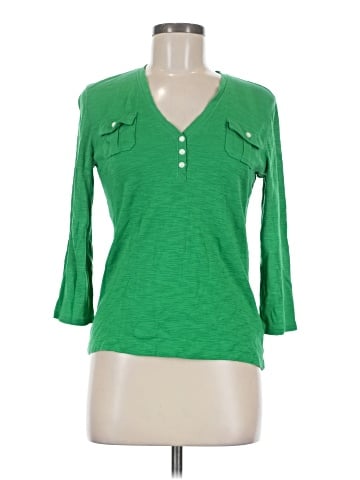Chaps 3/4 Sleeve T-Shirt (view 1)