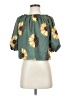 Unbranded Green Short Sleeve Blouse Size S - photo 1