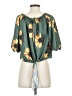 Unbranded Green Short Sleeve Blouse Size S - photo 2