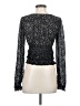 Free People 100% Polyester Black Long Sleeve Blouse Size S - photo 2