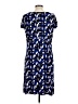 Kasper Print Blue Casual Dress Size L - photo 2