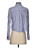 Rails 100% Rayon Stripes Blue Long Sleeve Blouse Size S - photo 2