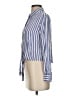 Rails 100% Rayon Stripes Blue Long Sleeve Blouse Size S - photo 5
