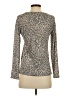 Chico's Gray Long Sleeve Top Size S - photo 2