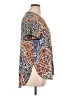 Spense 100% Polyester Paisley Tan Short Sleeve Top Size XL - photo 4