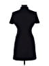 Zara Solid Black Casual Dress Size L - photo 2