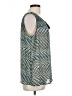 Liz Claiborne 100% Polyester Teal Sleeveless Blouse Size L - photo 4