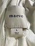 Maeve 100% Viscose Solid Ivory Jacket Size L - photo 6