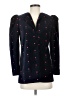 Something Navy 100% Cotton Polka Dots Black Blazer Size XS - photo 1