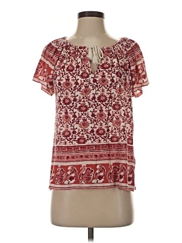 Lucky Brand Short Sleeve Blouse (view 1)