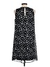 Calvin Klein 100% Polyester Print Black Casual Dress Size 12 - photo 2