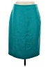 J.Crew 100% Polyester Solid Teal Formal Skirt Size 4 - photo 1