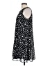 Calvin Klein 100% Polyester Print Black Casual Dress Size 12 - photo 5