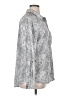 Time and Tru 100% Polyester Paisley Silver Long Sleeve Blouse Size XL - photo 4
