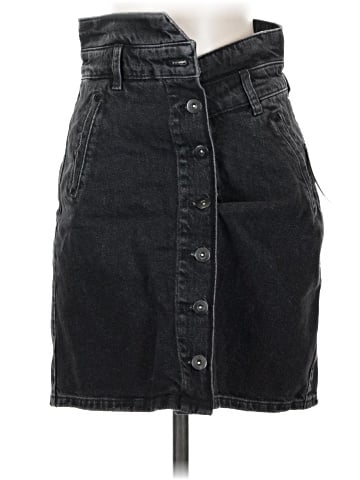 Pilcro and the Letterpress Denim Skirt (view 1)