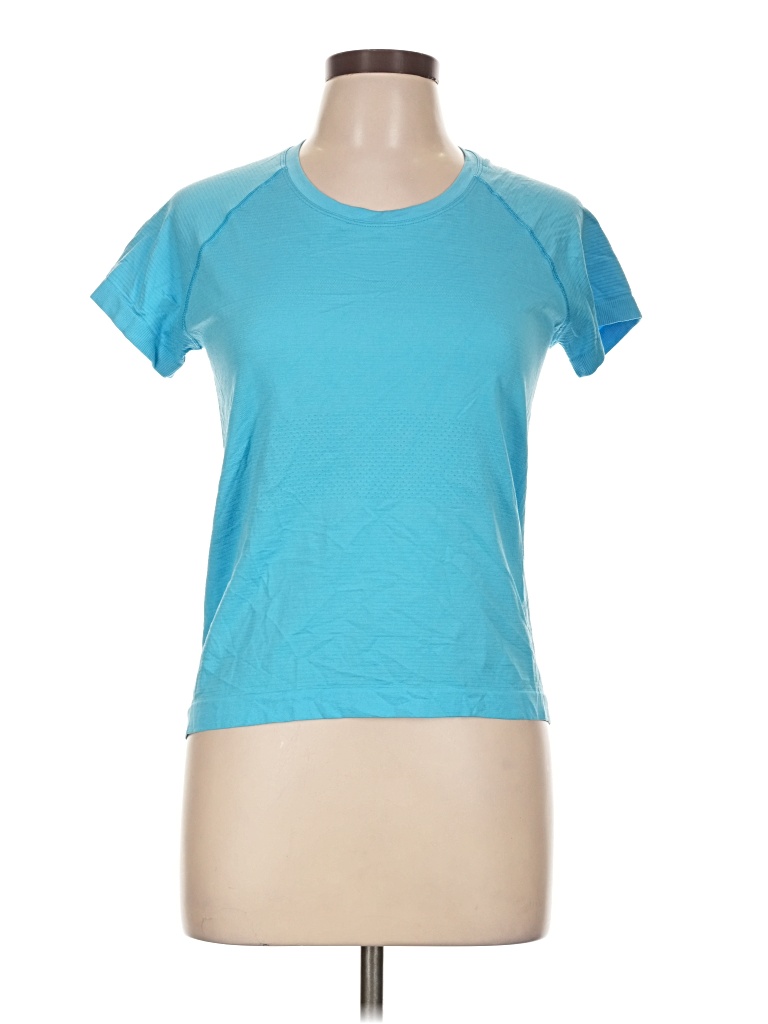 Pre-owned Lululemon Athletica Active T-shirt In Teal