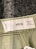 MNG 100% Linen Green Linen Pants Size S - photo 6