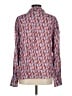 Alexis 100% Viscose Print Red Long Sleeve Blouse Size M - photo 2