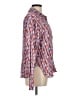 Alexis 100% Viscose Print Red Long Sleeve Blouse Size M - photo 4