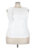 Torrid White Sleeveless Blouse Size 3X (3) - photo 1