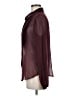Gap 100% Polyester Burgundy Long Sleeve Blouse Size M - photo 5