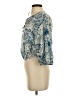 Elan 100% Cotton Blue 3/4 Sleeve Blouse Size S - photo 5