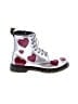 Dr. Martens Hearts White Ankle Boots Size 6 - photo 1