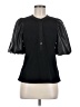 Bailey 44 Black Short Sleeve Blouse Size M - photo 1