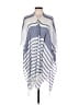 Isaac Mizrahi 100% Viscose Gray Blue Wrap One size - photo 1