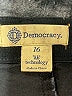 Democracy Black Jeans Size 16 - photo 4