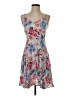 Gap 100% Rayon Floral Gray Casual Dress Size XS - photo 1