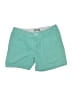 Natural Reflections 100% Cotton Solid Teal Shorts Size 10 - photo 1