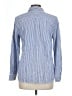 Talbots Stripes Blue Long Sleeve Button-Down Shirt Size L - photo 2