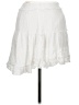 showpo Solid White Casual Skirt Size 6 - photo 1