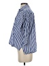 Pomander Place 100% Cotton Stripes Blue 3/4 Sleeve Button-Down Shirt Size S - photo 5