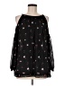 Max Studio 100% Polyester Black 3/4 Sleeve Blouse Size M - photo 1