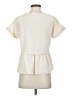 Unbranded 100% Cotton Ivory Short Sleeve Blouse Size S - photo 2