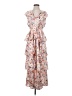 Assorted Brands 100% Polyester Floral Pink Casual Dress Size S - photo 1